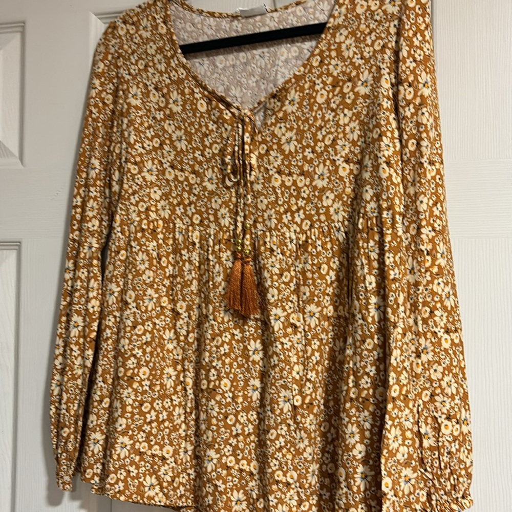 Lascana floral boho blouse - Picture 3 of 11